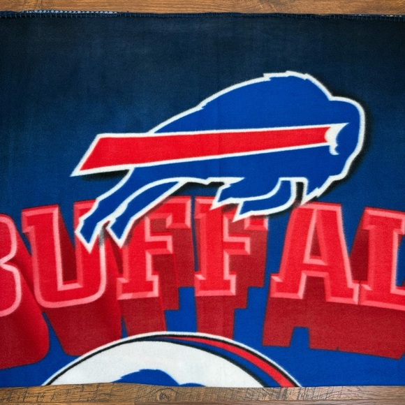 Northwest NFL Buffalo Bills Fleece Throw Blanket Size 46 x 60 - Picture 4 of 8